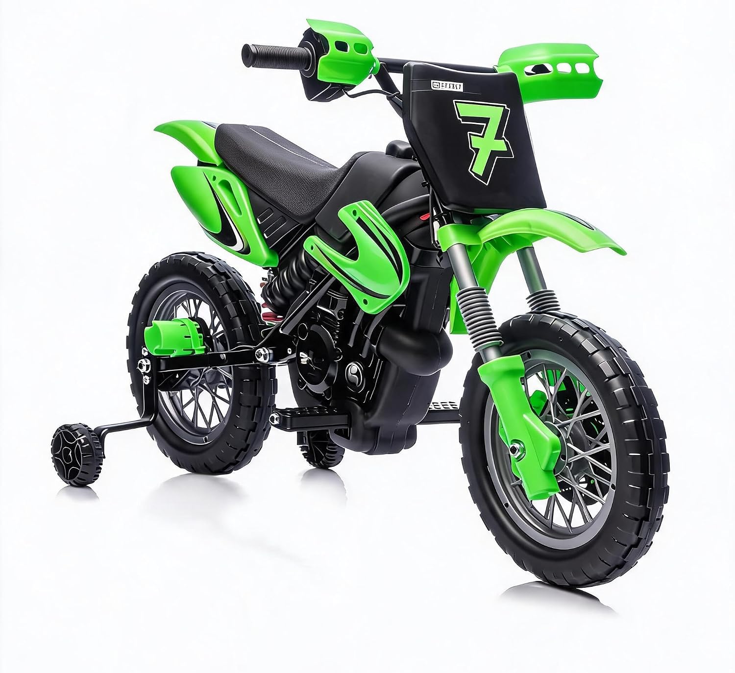 Kids Outdoor Dirt Toys - `รถมอเตอร์ไซค์เด็กแบบออฟโรด 12V, มอเตอร์คู่ 25W, แบตเตอรี่ 4.5AH