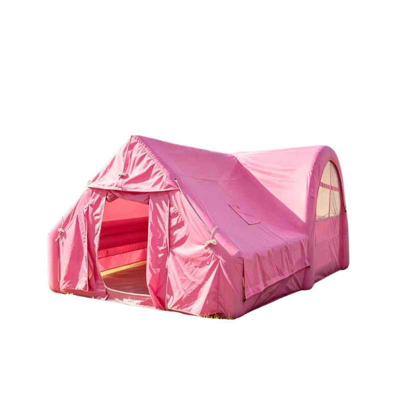 Kids Outdoor Tent - เต็นท์แคมป์ปิ้งแบบเป่าลมขนาด 12.6 ตร.ม., เต็นท์แกลมปิ้งกันน้ำแบบครบชุดสำหรับกิจกรรมกลางแจ้ง