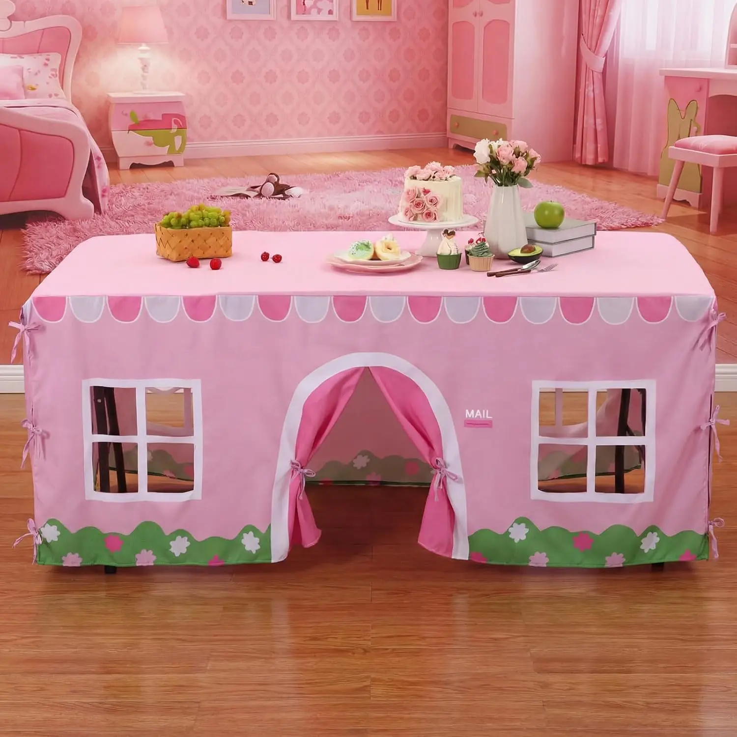 Kids Outdoor Dining Table - ผ้าปูโต๊ะขนาดใหญ่ 10 ฟุต x 7.5 ฟุต