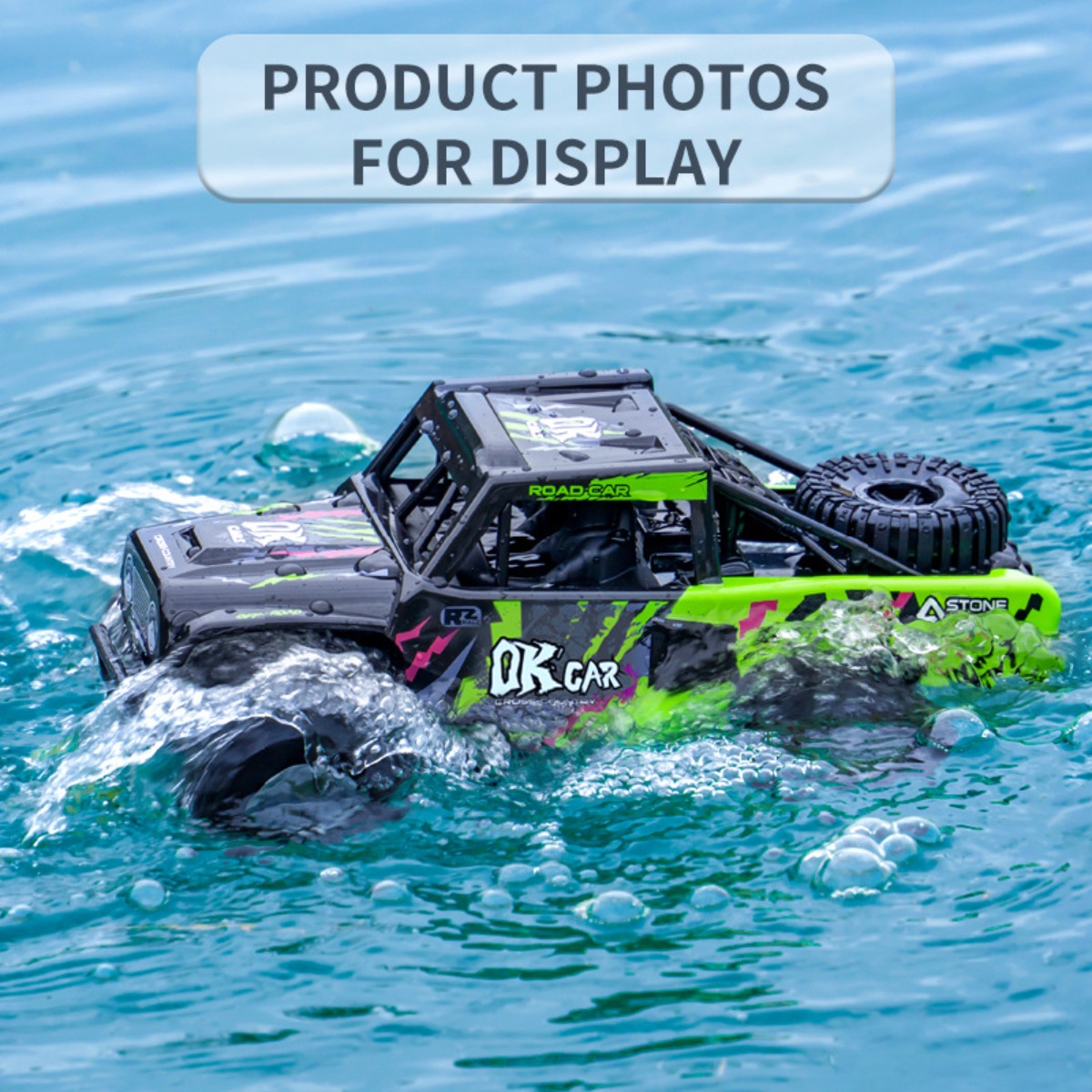 Kids Outdoor Dirt Toys - รถบังคับวิทยุสะเทินน้ำสะเทินบก 4WD สำหรับปีนป่ายบนพื้นที่ขรุขระ ของเล่นไฟฟ้าสำหรับเด็ก เล่นกลางแจ้ง
