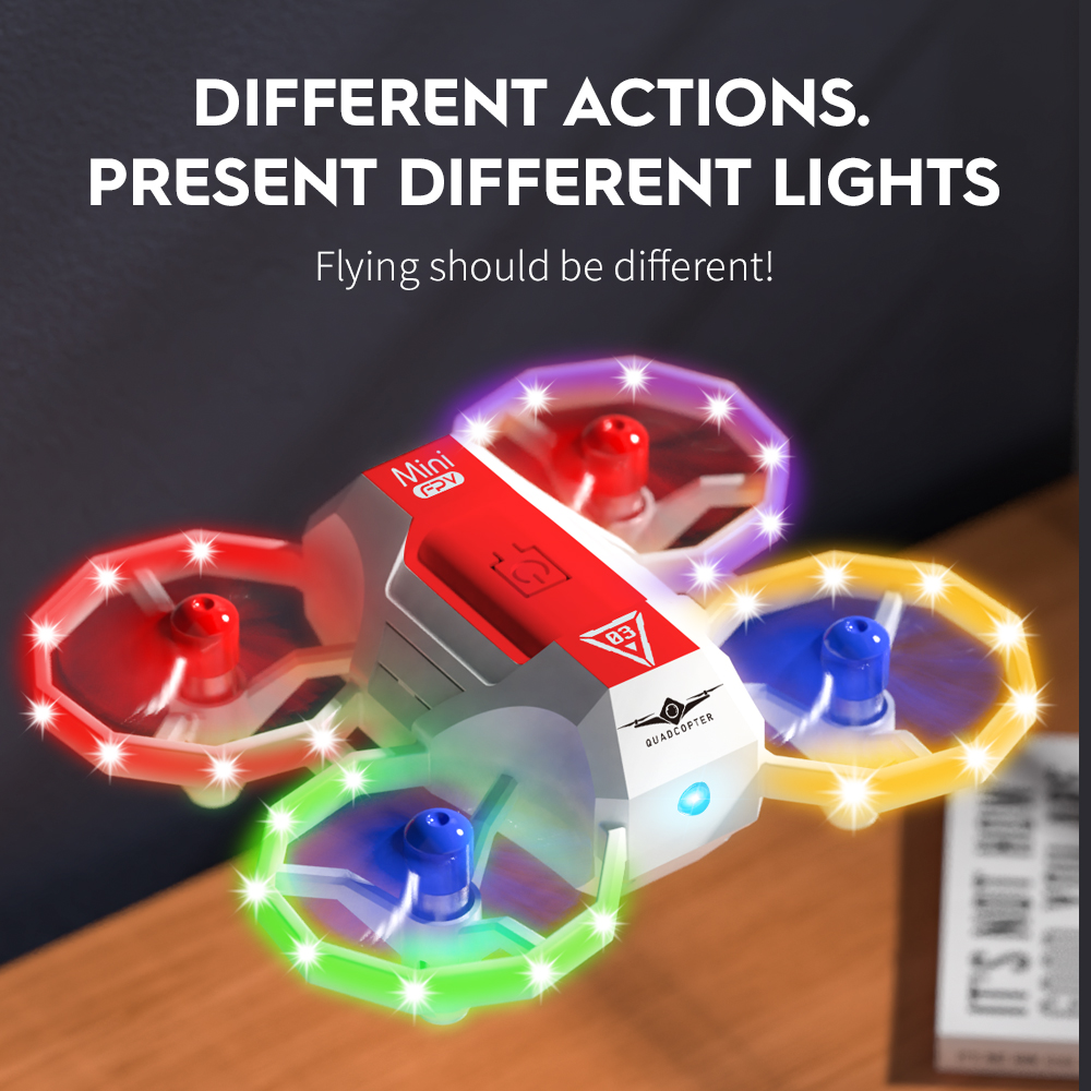 Kids Outdoor Lights - KF601โดรนขนาดเล็กใหม่พร้อมดนตรีและไฟสำหรับผู้เริ่มต้นคอร์ดคอบเตอร์36กม./ชม. ควบคุมง่ายเฮลิคอปเตอร์ควบคุมรีโมตของเล่นเด็กของขวัญ