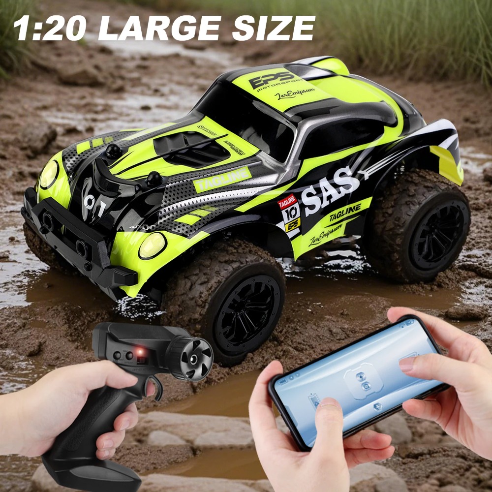 Kids Outdoor Dirt Toys - รถบังคับวิทยุ RC ขนาด 1:20 รุ่น Monster