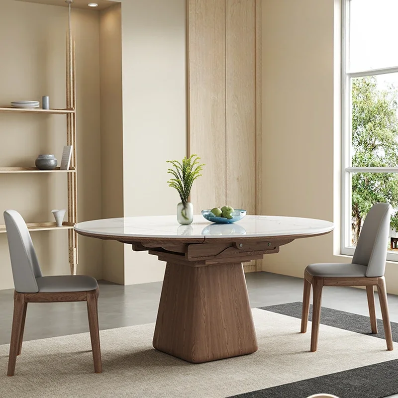 Kids Outdoor Dining Table - โต๊ะอาหารแบบขยายได้ โต๊ะอาหารทรงกลมสไตล์อินดัสเทรียล โต๊ะอาหารสำหรับห้องนอน โต๊ะอาหารสำหรับเด็ก โต๊ะอาหารแบบยืดหดได้ เฟอร์นิเจอร์กลางแจ้ง