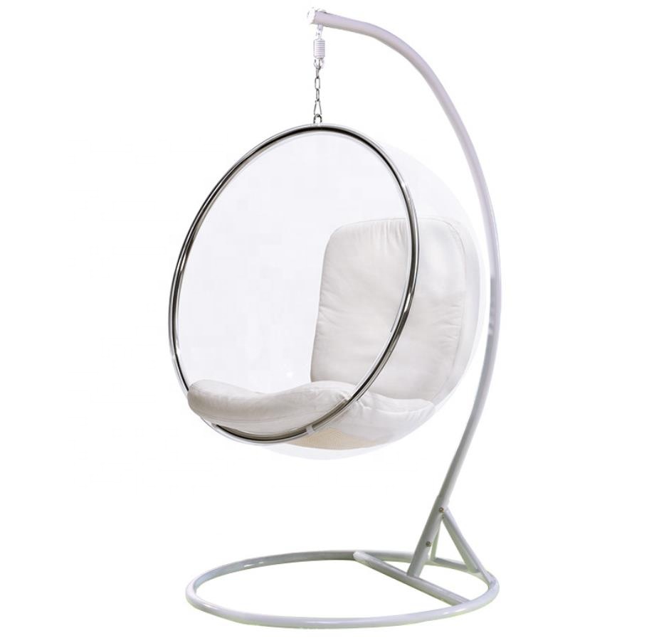 Kids Outdoor Egg Chair - เก้าอี้ไข่โมเดิร์นสำหรับเด็ก ลูกบอลอะคริลิคสีชมพูสุดน่ารักสำหรับห้องนอน โรงแรม และเฟอร์นิเจอร์พลาสติกแบบโมดูลาร์สำหรับเด็กผู้หญิงสำหรับใช้งานกลางแจ้ง