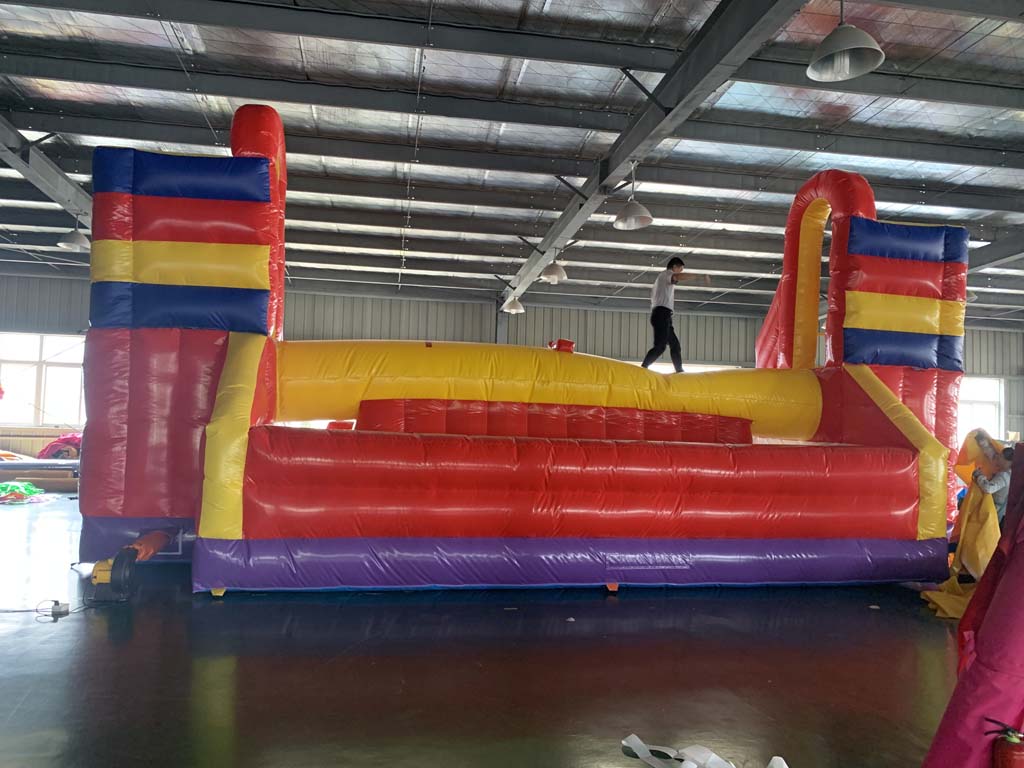 สนามแข่งขันเป่าลมขนาดใหญ่พร้อม - Kids Outdoor Obstacle Course บทวิจารณ์และราคา