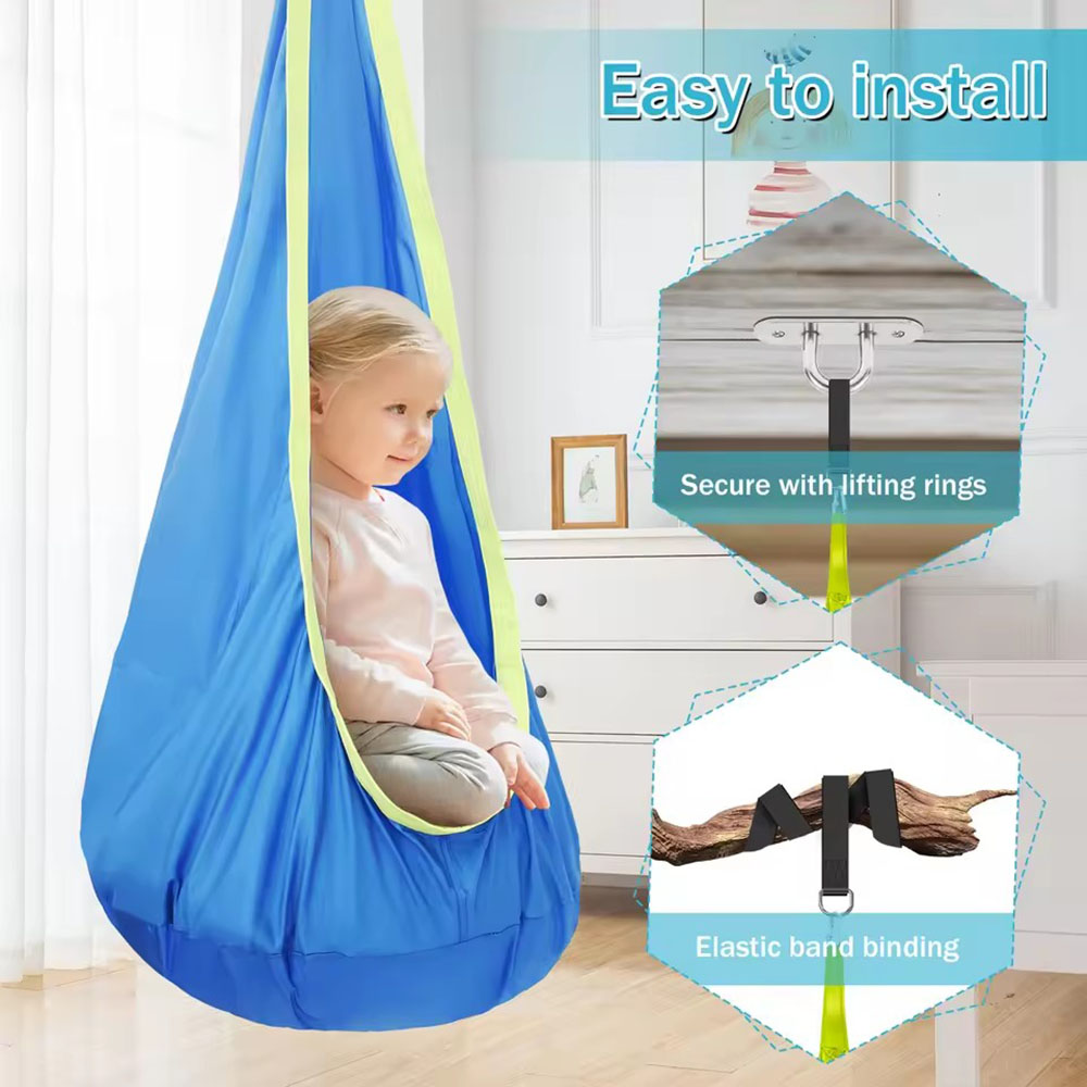 เก้าอี้แขวนไนลอนสำหรับเด็กพร้อ - Kids Outdoor Lawn Chair บทวิจารณ์และราคา