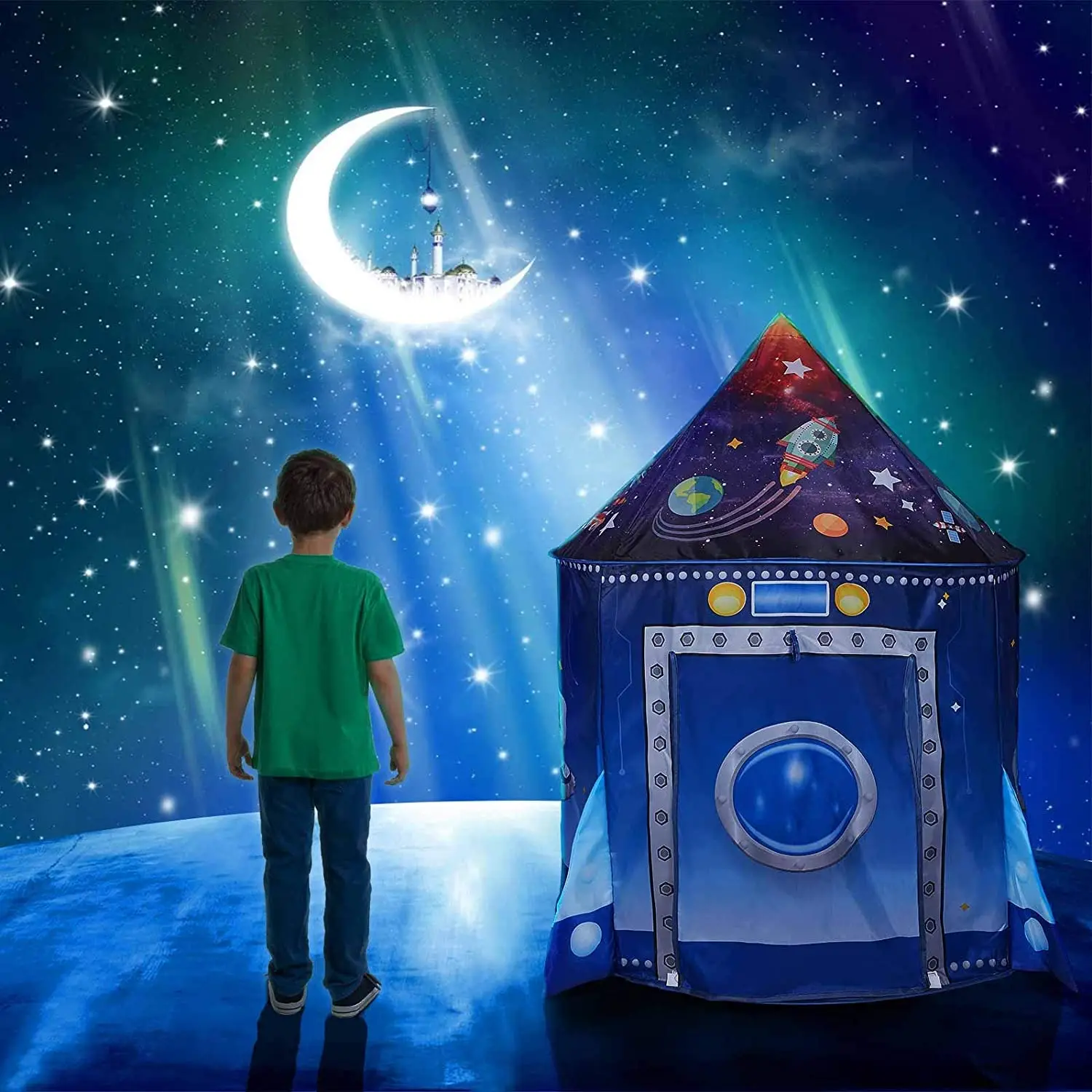 เต็นท์เด็กทรงจรวด เต็นท์ของเล่ - Kids Outdoor Tent บทวิจารณ์และราคา