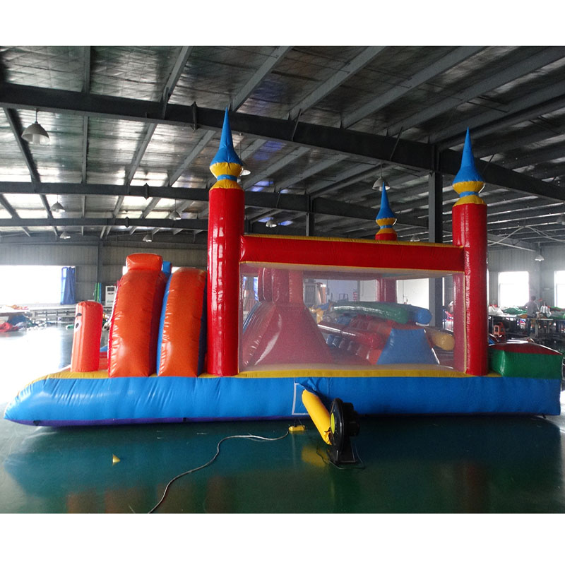 สนามกีฬาเป่าลมแบบกำหนดเองสำหรั - Kids Outdoor Obstacle Course บทวิจารณ์และราคา