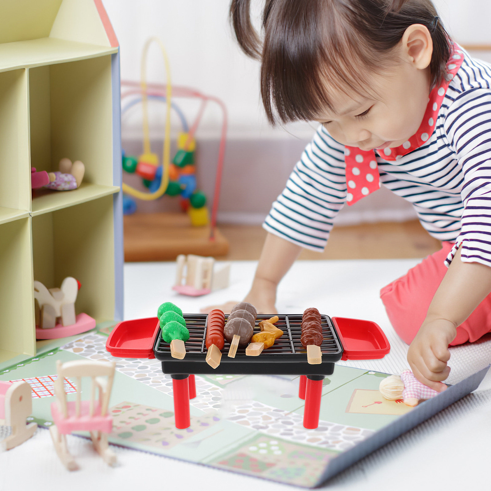ชุดของเล่นบาร์บีคิวสำหรับเด็ก  - Kids Outdoor Grill Set บทวิจารณ์และราคา