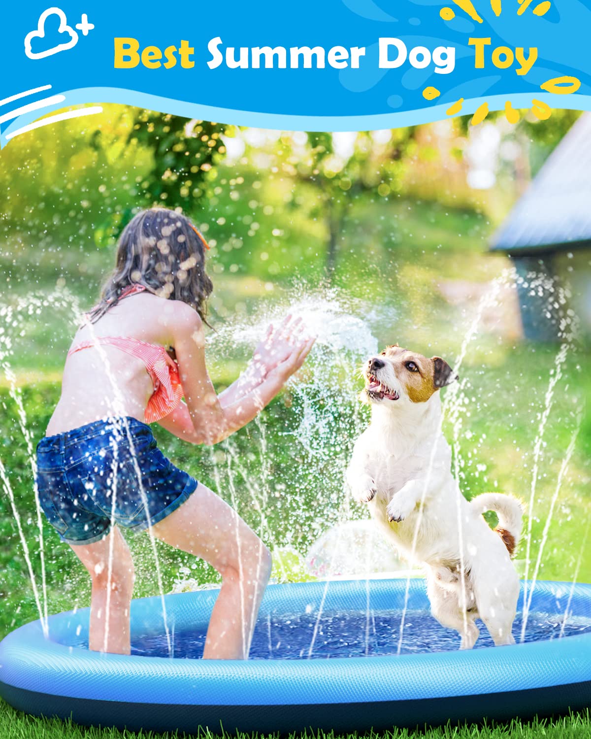 แผ่นรองน้ำสำหรับสุนัข ของเล่นส - Slip Slide Water Mat บทวิจารณ์และราคา