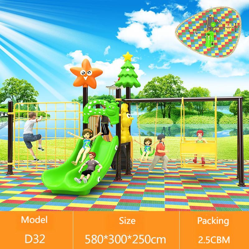 สนามเด็กเล่นในร่มธีมป่าไม้แบบท - Kids Outdoor Playground บทวิจารณ์และราคา