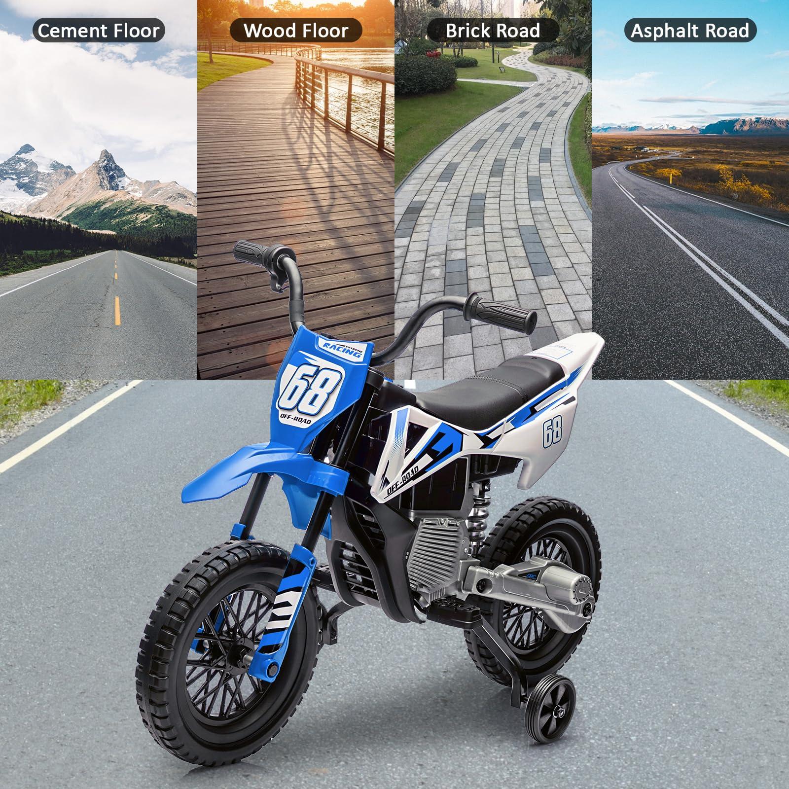 มอเตอร์ไซค์ไฟฟ้าสำหรับเด็ก 12V - Kids Outdoor Dirt Toys บทวิจารณ์และราคา