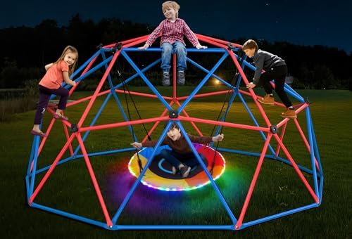 ชุดชิงช้าคลิมโดมพร้อมชิงช้า LE - Kids Outdoor Jungle Gym Dome บทวิจารณ์และราคา