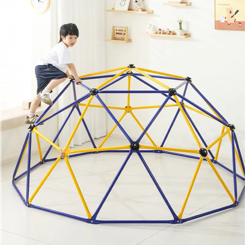 ชุดปีนป่ายทรงโดมเรขาคณิตขนาด 1 - Kids Outdoor Jungle Gym Dome บทวิจารณ์และราคา