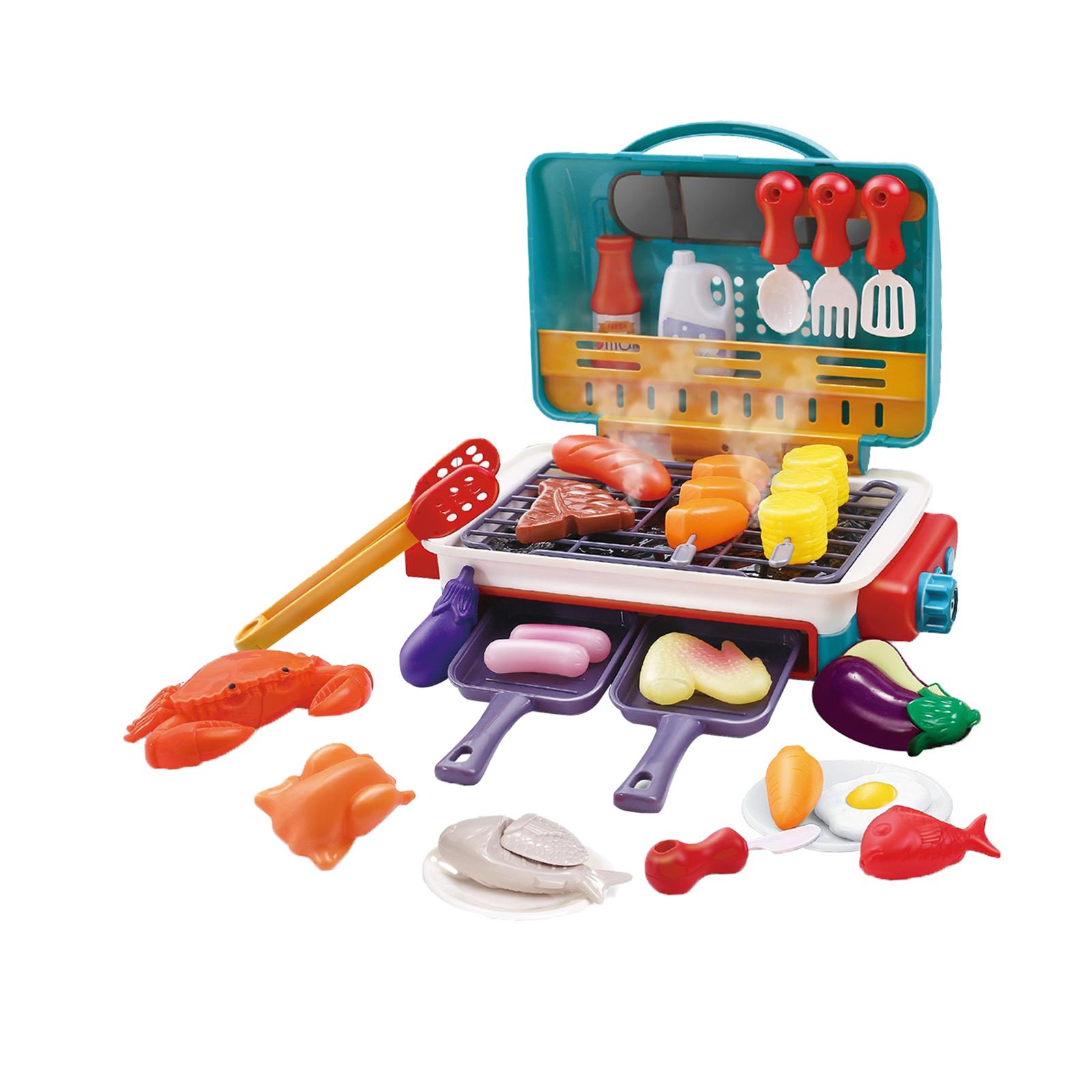 ชุดของเล่นเตาบาร์บีคิวสำหรับเด - Kids Outdoor Grill Set บทวิจารณ์และราคา