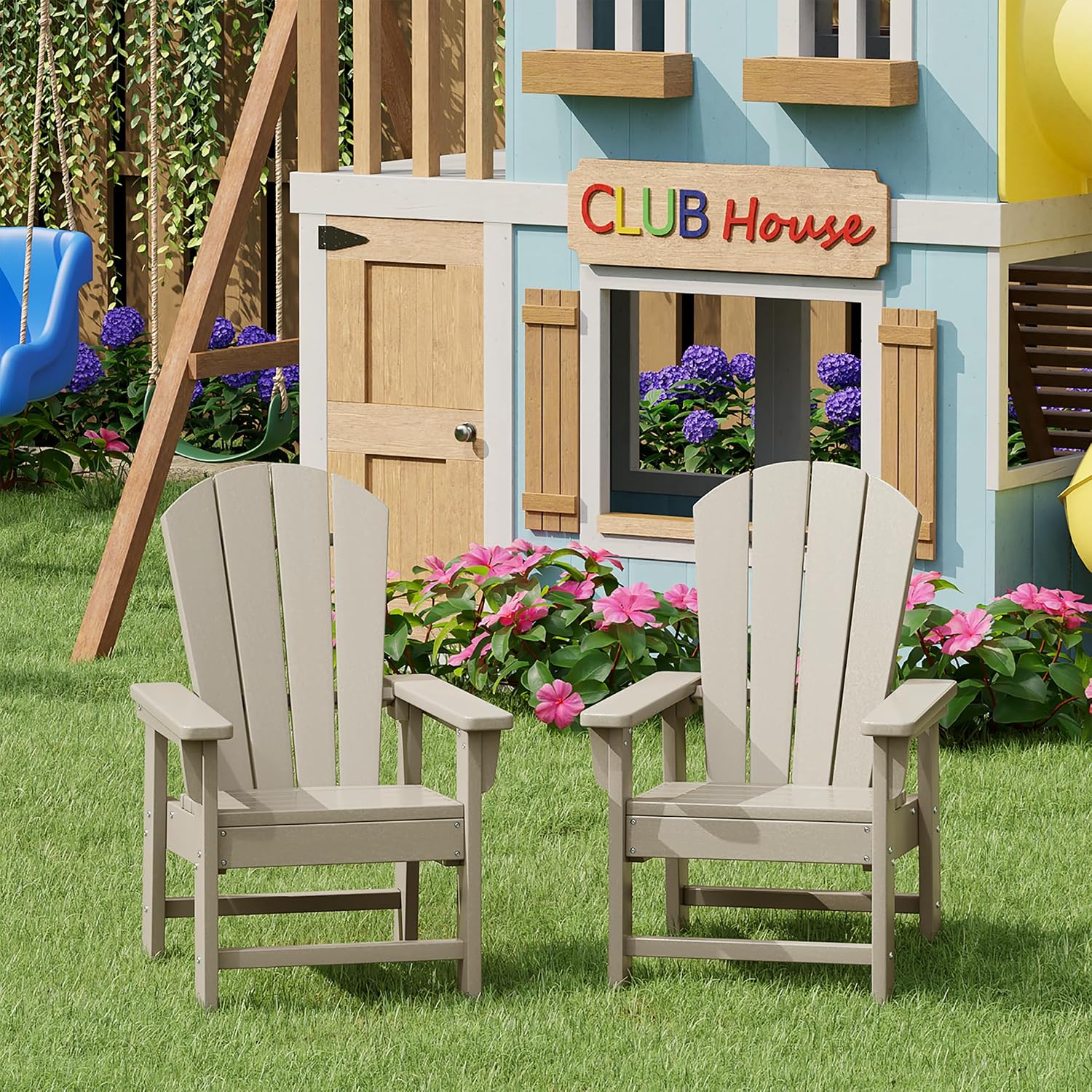 ชุดเก้าอี้สนามสำหรับเด็ก 2 ตัว - Kids Outdoor Lawn Chair บทวิจารณ์และราคา
