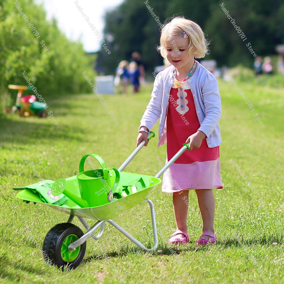 รถเข็นเด็กเล่นกลางแจ้ง สีเขียว - Kids Outdoor Activities บทวิจารณ์และราคา