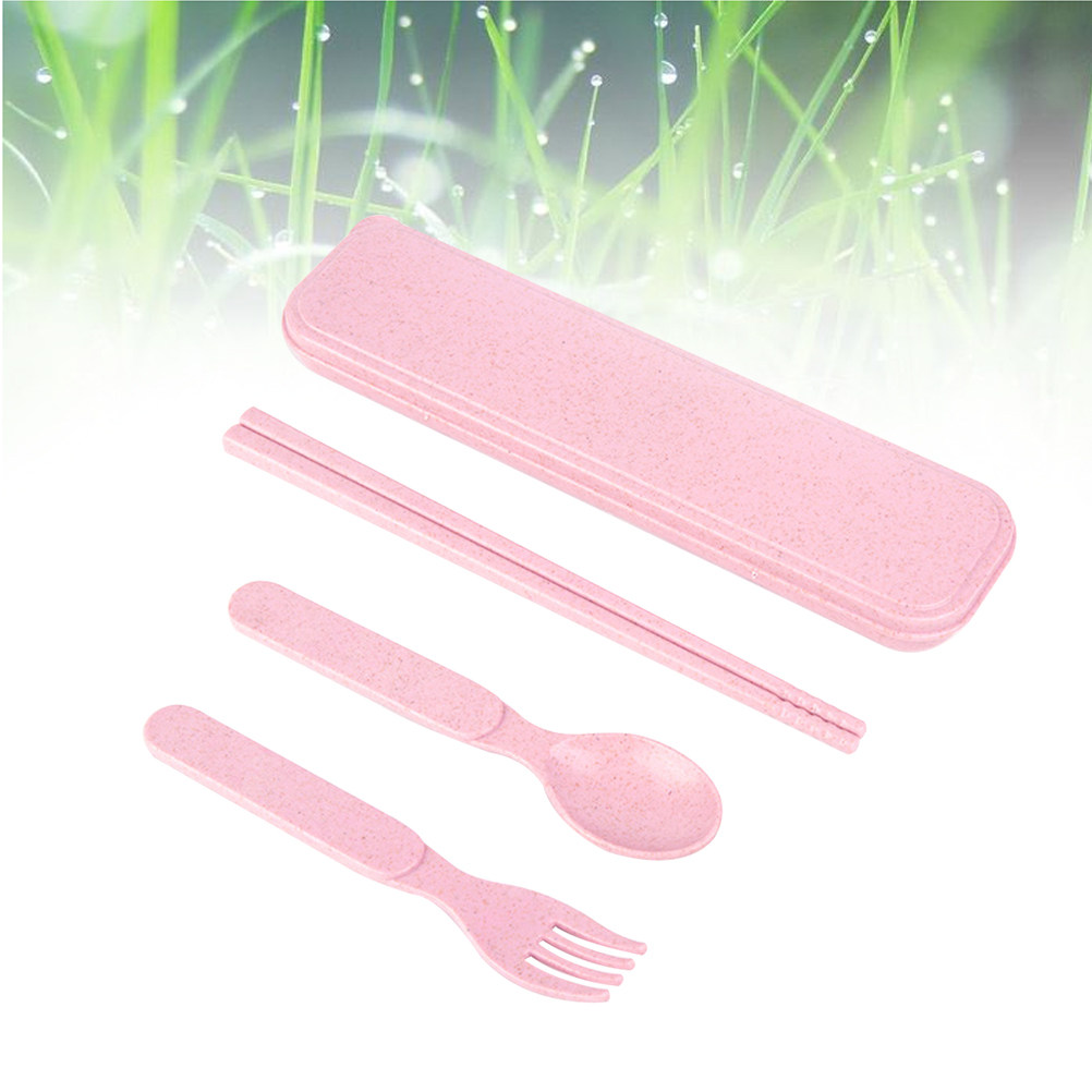 ชุดช้อนส้อมตะเกียบสำหรับเด็ก ท - Kids.Outdoor Utensils บทวิจารณ์และราคา