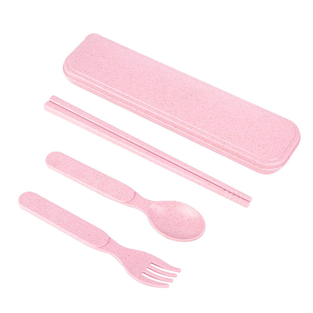 ชุดช้อนส้อมตะเกียบสำหรับเด็ก ท - Kids.Outdoor Utensils บทวิจารณ์และราคา