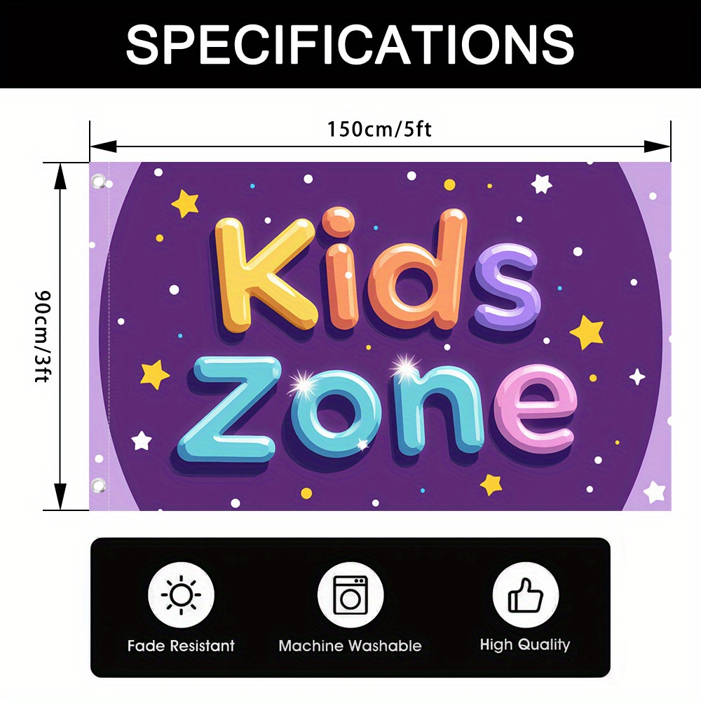 ธงสวนสำหรับเด็ก โพลีเอสเตอร์ทน - Kids Outdoor Zone บทวิจารณ์และราคา