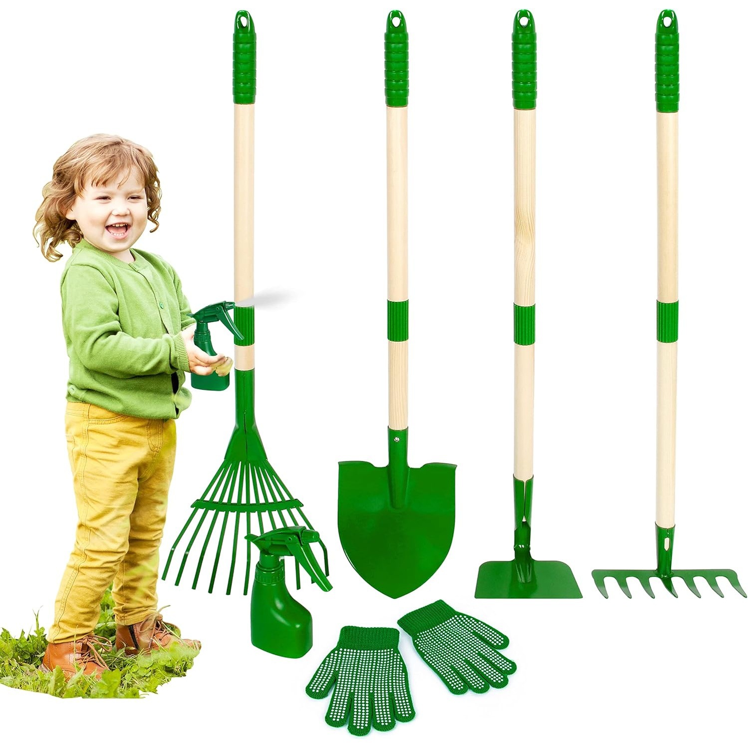 ชุดเครื่องมือทำสวนสำหรับเด็ก 1 - Kids Outdoor Fort Building Kit บทวิจารณ์และราคา