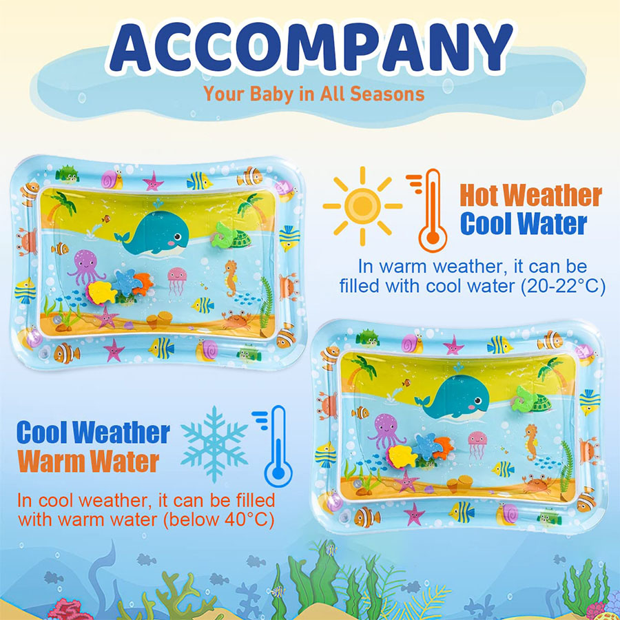 แผ่นรองน้ำสำหรับเด็กทารก เบาะเ - Slip Slide Water Mat บทวิจารณ์และราคา