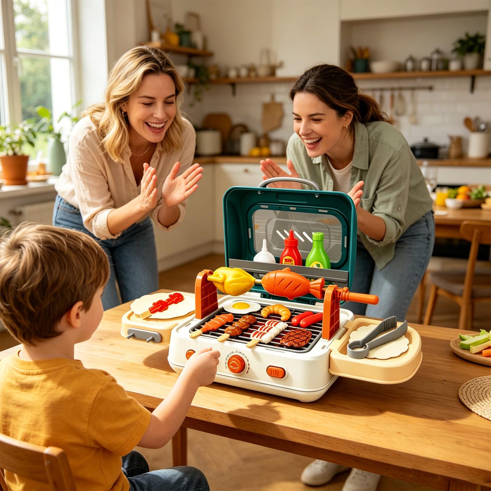 ชุดของเล่นปิ้งย่างกลางแจ้งสำหร - Kids Outdoor Grill Set บทวิจารณ์และราคา