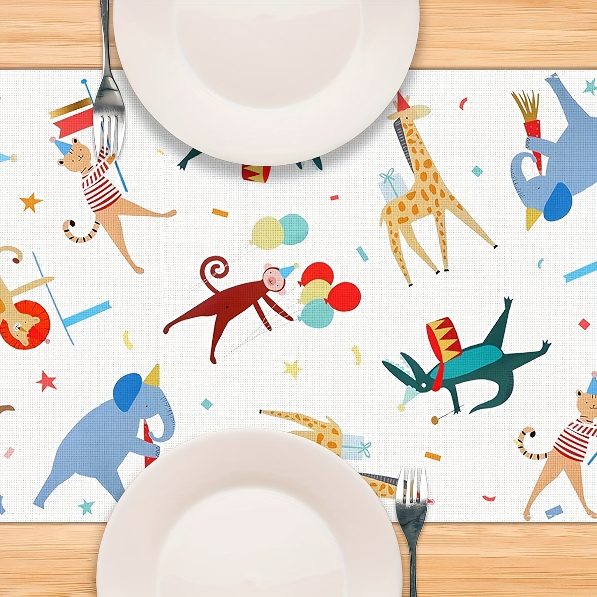 ผ้าปูโต๊ะลายการ์ตูนสัตว์ในคณะล - Kids Outdoor Dining Table บทวิจารณ์และราคา