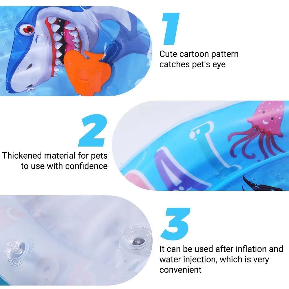 แมว Sensory Water Play MAT ปลา - Slip Slide Water Mat บทวิจารณ์และราคา