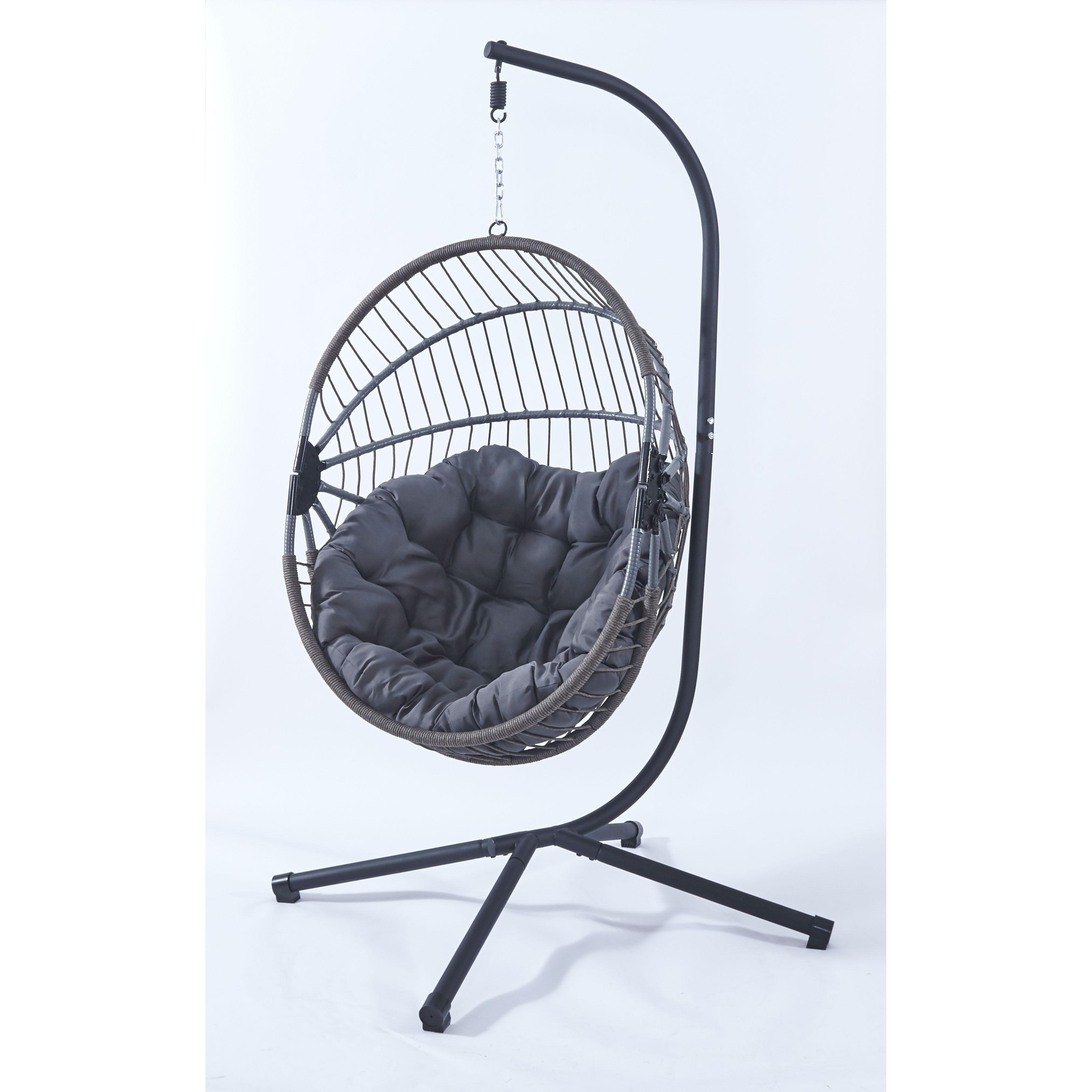 เก้าอี้หวายรูปไข่แบบแขวนสำหรับ - Kids Outdoor Egg Chair บทวิจารณ์และราคา
